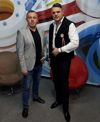 În platoul emisiunii "ESENȚA" de la Eveniment TV regional - alături de Nicuşor Mordăşan